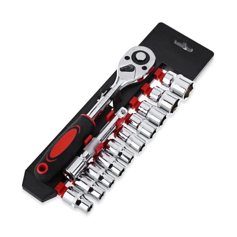 Σετ Καστάνια Καρυδάκια 1/2" Τεμάχια CR-V 12τεμ - CR-V Set Sockets - Image 3