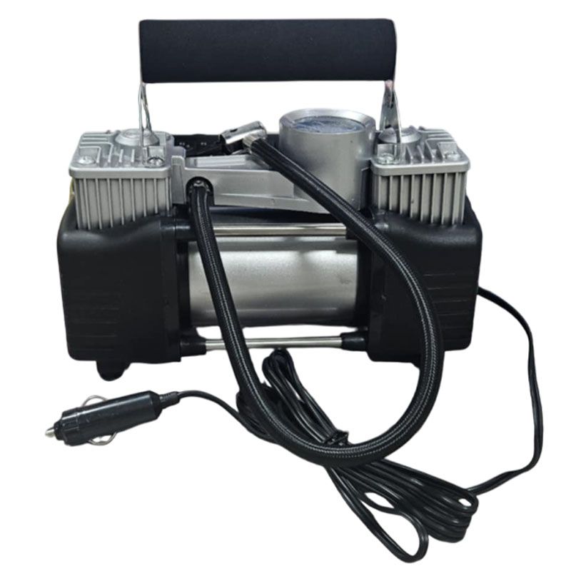 Διπλός Αεροσυμπιεστής με Σετ Βαλιτσάκι- 2 Cylinder Air Compressor - Image 4