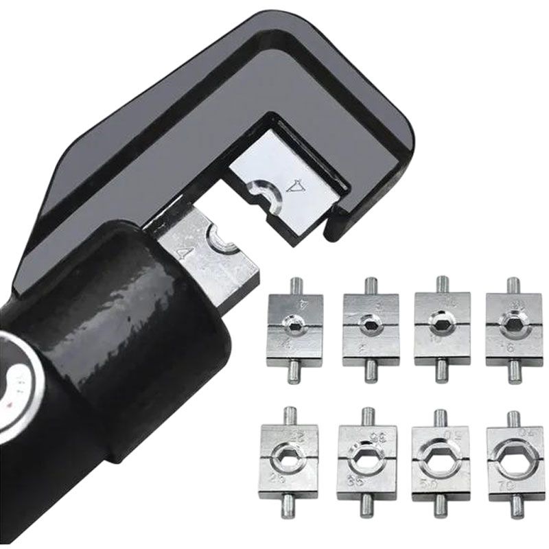 Υδραυλική Πρέσα Ακροδεκτών με Μύτες 4-70mm² YQK-70 - Hydraulic Crimping Pliers - Image 2