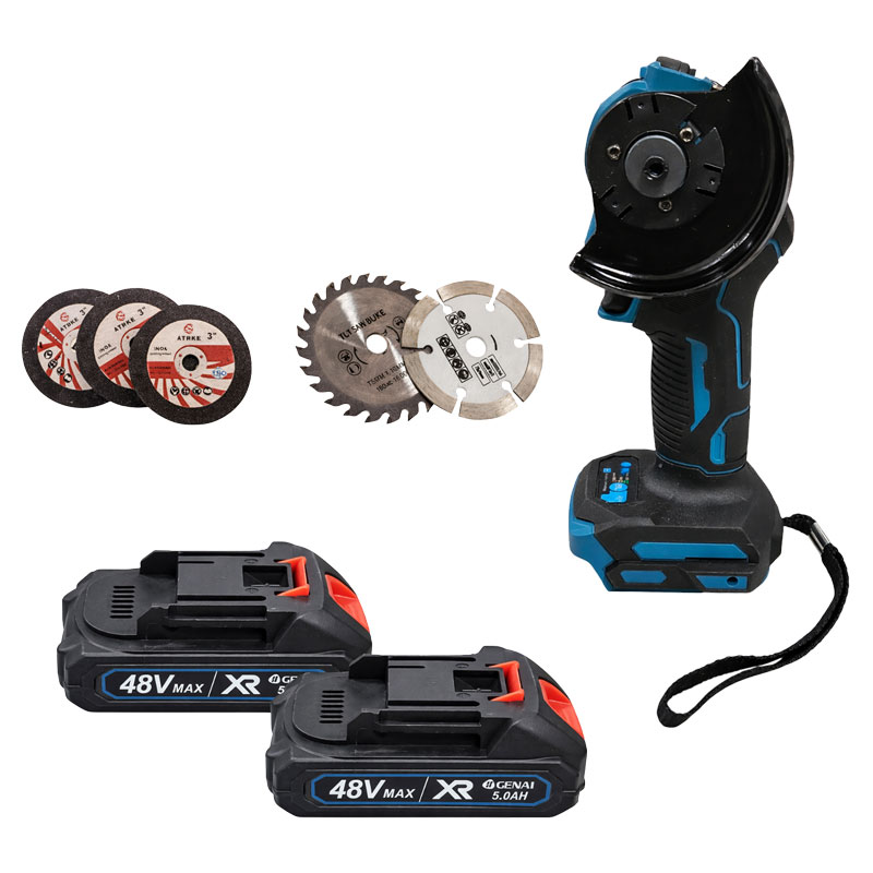 Genai Ασύρματος Γωνιακός Τροχός Μπαταρίας Brushless GN-721 48V - Cordless Brushless Angle Grinder - Image 2
