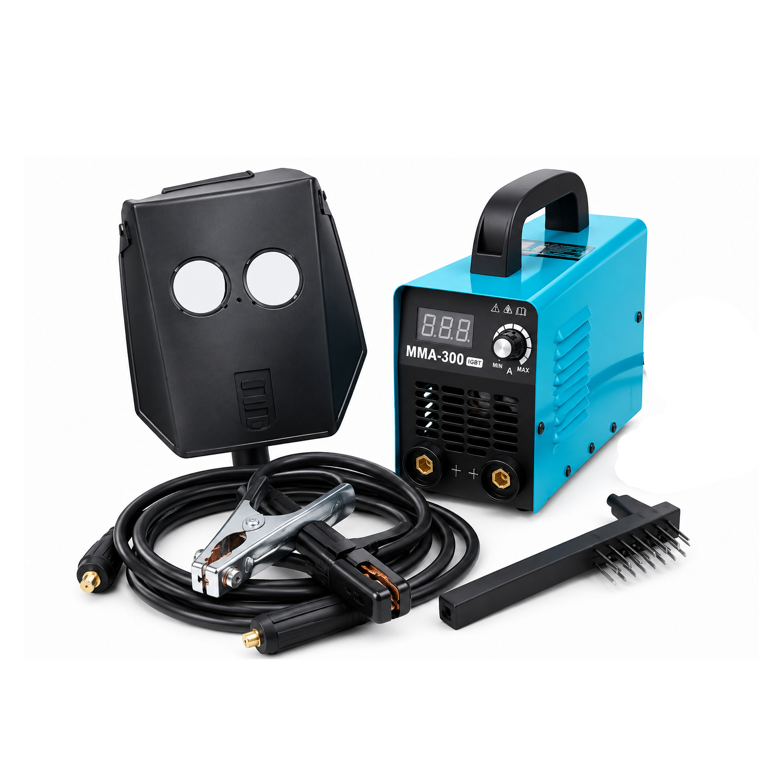 Ηλεκτροκόλληση Inverter MMA-300 Ψηφιακή με Οθόνη LCD - MMA-300 Inverter Arc Welding Machine with LCD Display - Image 2