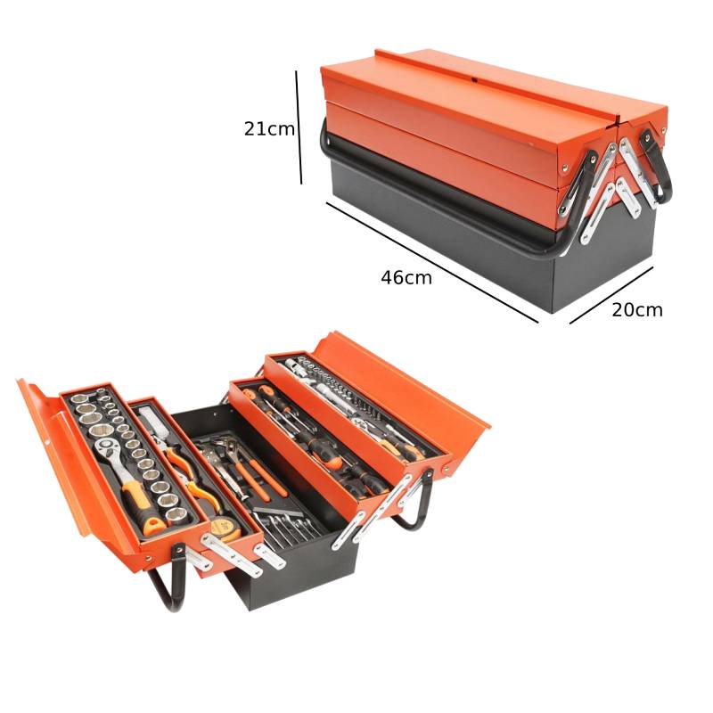 Επαγγελματική Εργαλειοθήκη 85 Τεμαχίων - Professional 85-Piece Tool Kit - Image 4