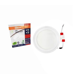 EHBMT LED φωτιστικό οροφής Ø205 18+6W λευκό+κίτρινο φώς - LED Panel light round - sukki.gr