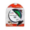 PERVOI Σετ Καλωδίων Ενισχυτή Αυτοκινήτου 800W CTC-73G - 8AWG Wiring Kit Car Cables - sukki.gr
