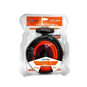PerVoi Σετ Καλωδίων Ενισχυτή Αυτοκινήτου έως 600W CTC-64A - Amplifier Wiring Kit - sukki.gr