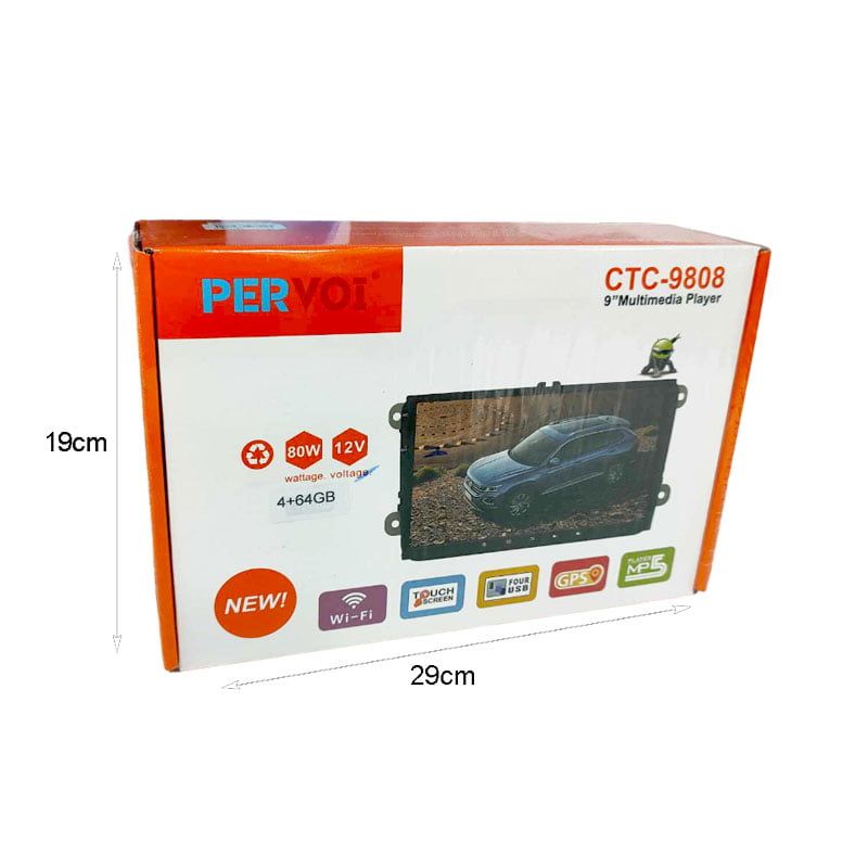 PerVoi οθόνη αυτοκινήτου για VW 9" αφής CTC-9808 - Car Multimedia Player - Image 2