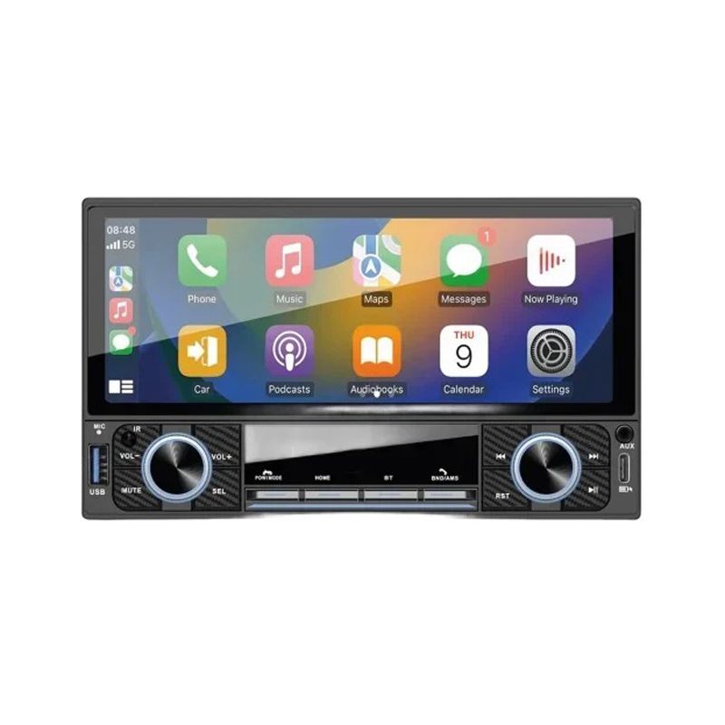 PerVoi Οθόνη αυτοκινήτου Ηχοσύστημα Bluetooth USB AUX MP5 FM 6.8″ 12V 60W CTC-6821 - Car 1 Din HD Touch Screen Rearview Function - Image 3