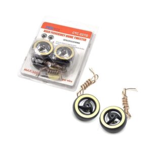 Pervoi Σετ Mini Tweeter Ηχεία Αυτοκινήτου 500w CTC-027G μαύρο 2τμχ - Car Mini Tweeter speakers - sukki.gr