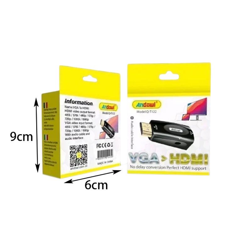 Andowl Μετατροπέας VGA TO HDTV Q-T122 - Image 2