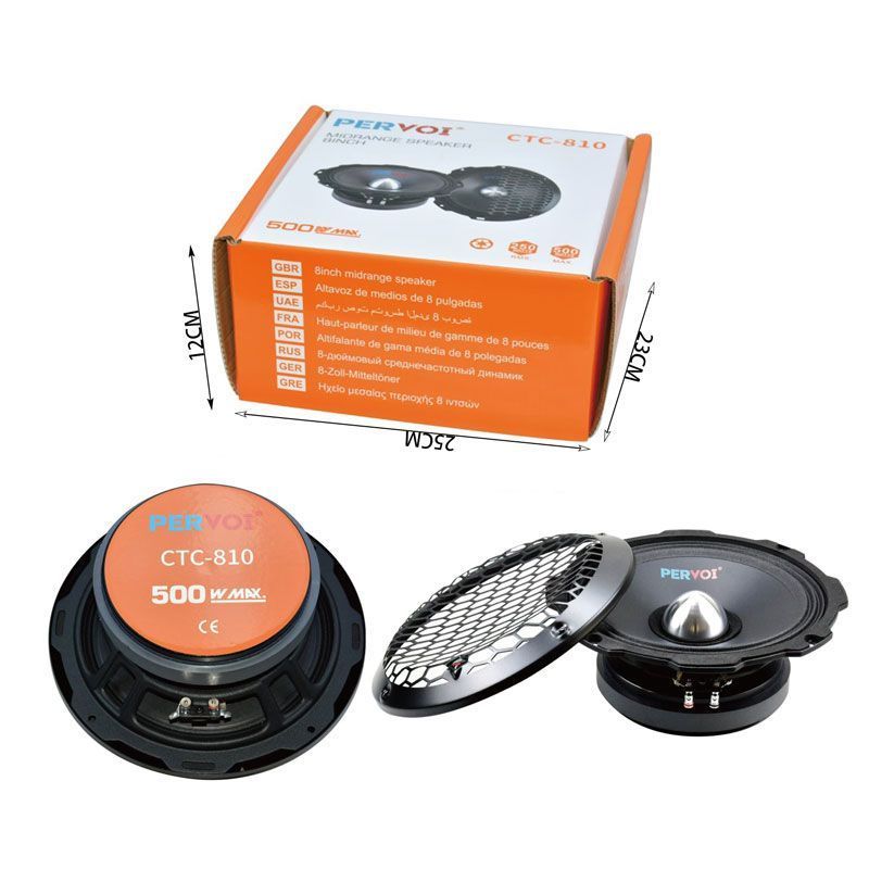 PerVoi Ηχείο Αυτοκινήτου 8" με 500W CTC-810 - Drive Midrange Car Speaker - Image 2
