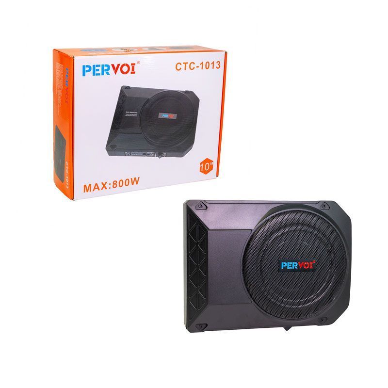 Pervoi Αυτοενισχυόμενο Subwoofer Αυτοκινήτου 10” CTC-1013 - sukki.gr