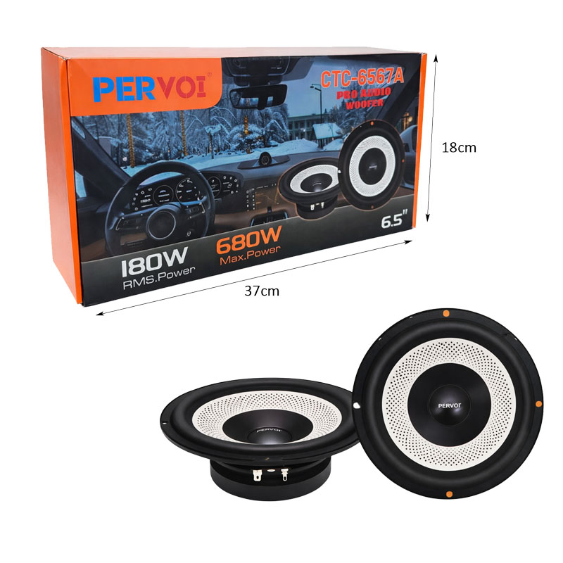 Pervoi Ηχεία Αυτοκινήτου 6.5" 180W CTC-6567A - Car Speakers 6.5" 180W - Image 2