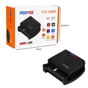 Alternative view of PerVoi Ενισχυτής Ήχου Αυτοκινήτου 12V 2800W CTC-126AB - Car Audio Amplifier