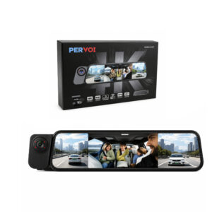 PerVoi Καθρέπτης Αυτοκινήτου με Τριπλή Κάμερα 4K WiFi GPS Dash Cam Q7 - Q7 4K Triple Lens Rearview Mirror Dash Cam with WiFi & GPS
