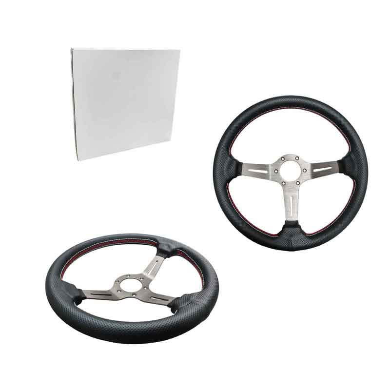 Τιμόνι Αυτοκινήτου Racing με Διάμετρο 35cm – Racing Car Steering Wheel 35cm - sukki.gr