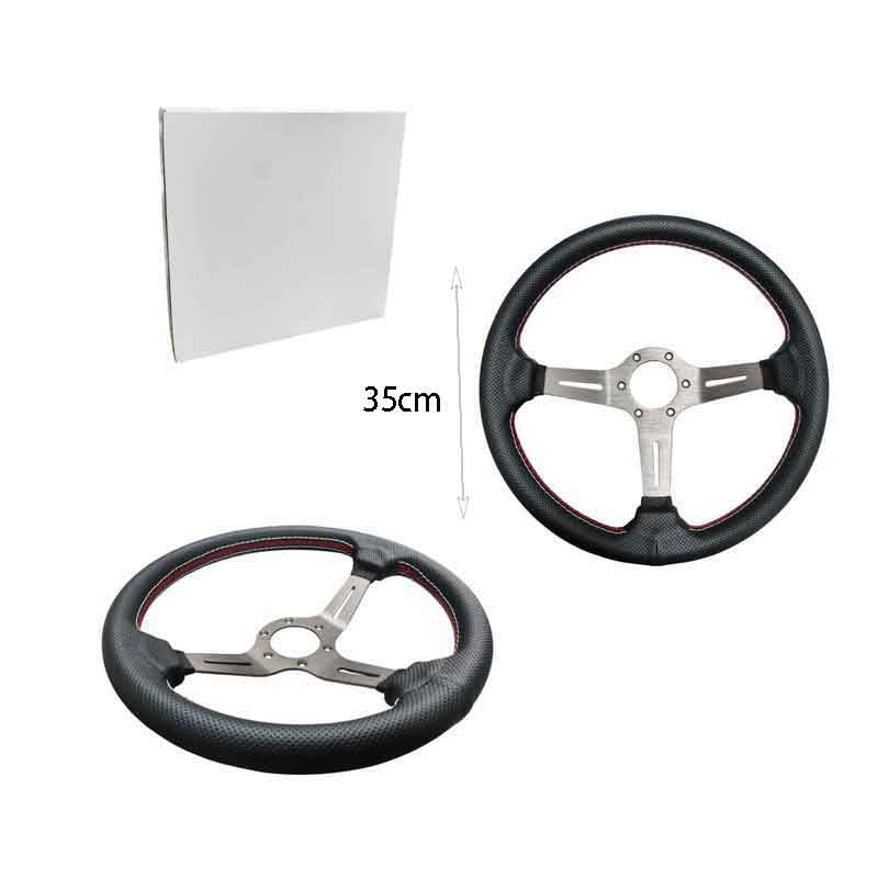 Τιμόνι Αυτοκινήτου Racing με Διάμετρο 35cm – Racing Car Steering Wheel 35cm - Image 4