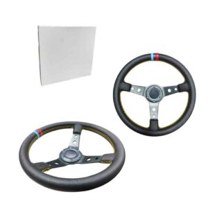 Τιμόνι Αυτοκινήτου Racing με Διάμετρο 35cm – Racing Car Steering Wheel 35cm - sukki.gr