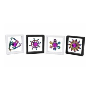 Spinner Fidget Μεταλλικό Συλλεκτικό σε Κορνίζα Display 9x9cm - Metal Fidget Spinner in Floating Display Frame