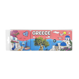 Σετ σουβέρ Greece 6τμχ - Coaster set 6pcs - sukki.gr