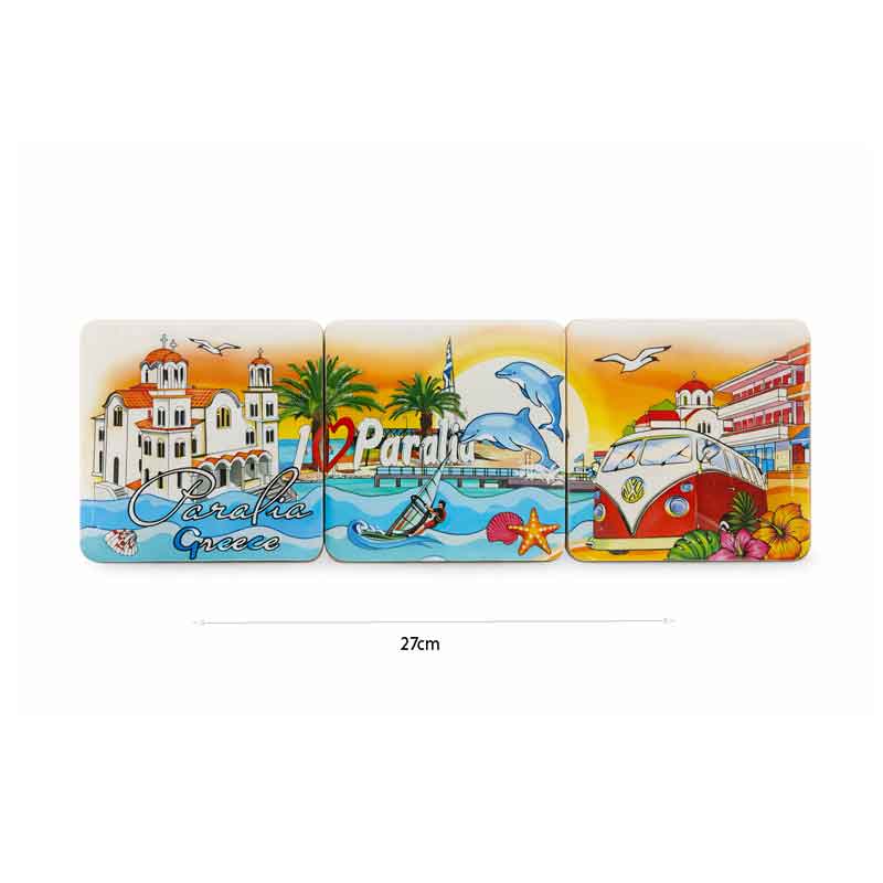 Σετ Σουβέρ Παραλία 3 Τεμάχια - Paralia Coaster Set 3 Pieces - Image 2