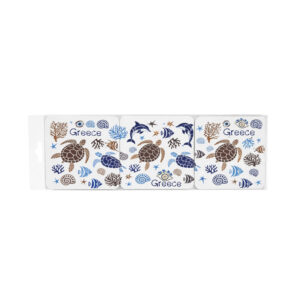Σετ σουβέρ Greece 6τμχ - Coaster set 6pcs - sukki.gr