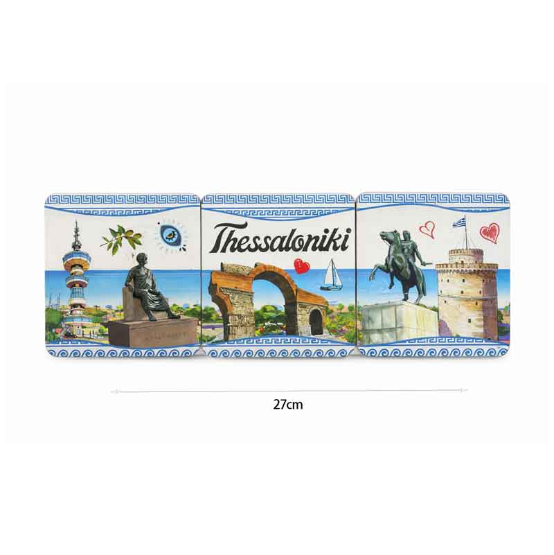 Σετ Σουβέρ Θεσσαλονίκη 6 Τεμάχια - Thessaloniki Coaster Set 6 Pieces - Image 2