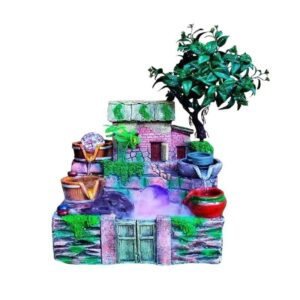 Διακοσμητικό Συντριβάνι Feng Shui - Resin craft bonsai running water ornament - sukki.gr
