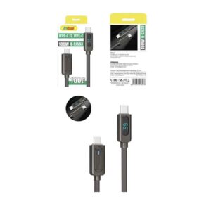 Andowl Καλώδιο γρήγορης φόρτισης TypeC σε TypeC  100W 1m Q-SJ533 - Data Cable - sukki.gr