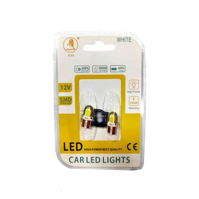 EJC Λάμπες Αυτοκινήτου T10-COB LED 12-24V 2τμχ ψυχρό φως - LED light - sukki.gr