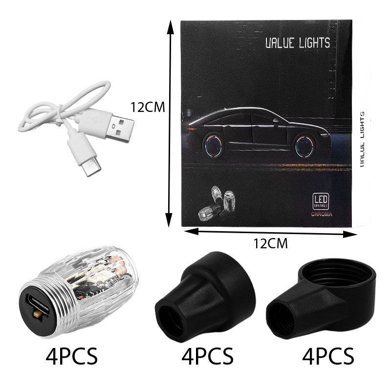 Διακοσμητικά Φώτα Βαλβίδων Αυτοκινήτου - Value Lights Colours LED - Image 2
