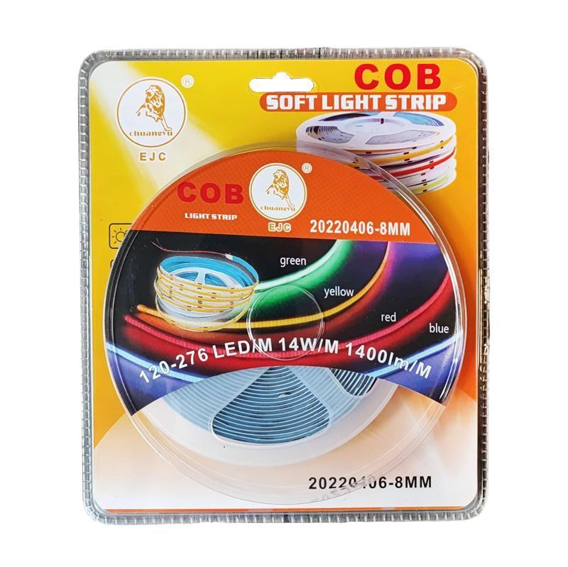 EJC Λεντοταινία LED ταινία COB 5m μπλε χρώμα 20220406-8MM - Soft light strip blue - sukki.gr