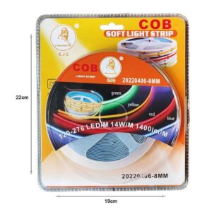 Alternative view of EJC Λεντοταινία LED ταινία COB 5m πράσινο χρώμα 20220406-8MM - Soft light strip green
