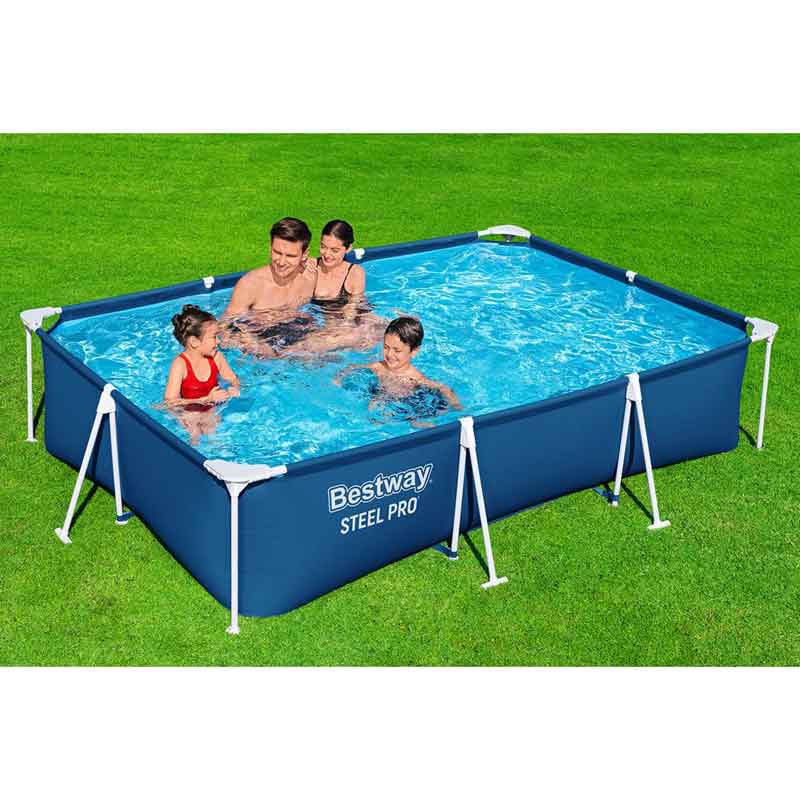 Bestway Πισίνα Steel Pro Παραλληλόγραμμη 300x201x66cm #56404 - Bestway pool - Image 3