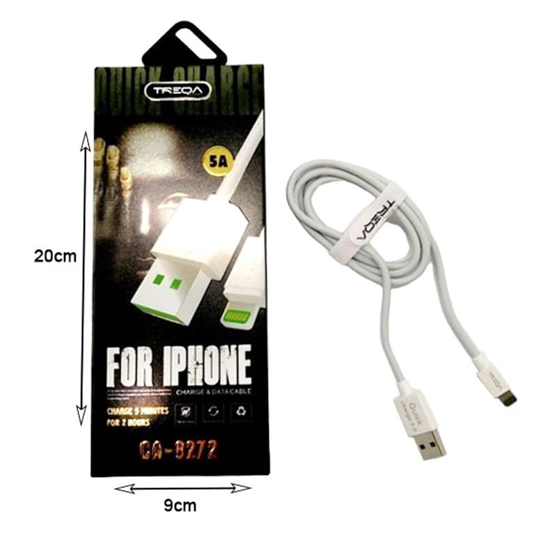 Treqa Καλώδιο Φόρτισης Iphone Ios 5Α Ca-8272 - Charge & Data Cable For Ios - Image 2