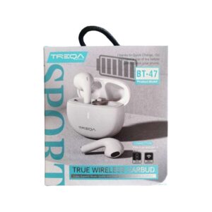 Treqa In-ear Bluetooth 5.0 Handsfree Ακουστικά και Θήκη Φόρτισης BT-47 - True Wireless Earbud - sukki.gr