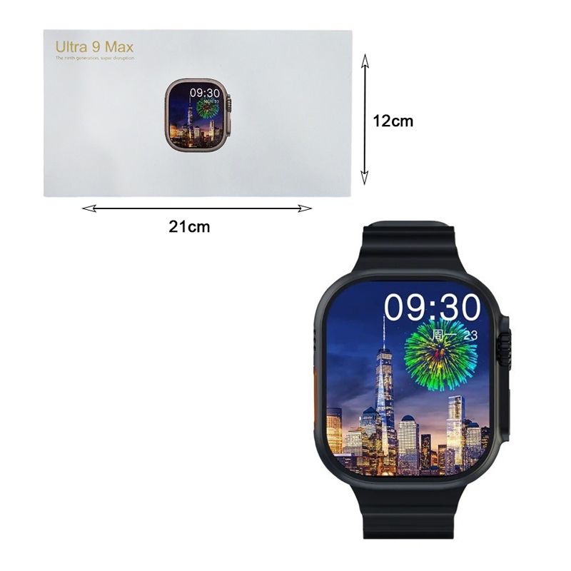Ultra 9 Max Smartwatch με Παλμογράφο - Image 3