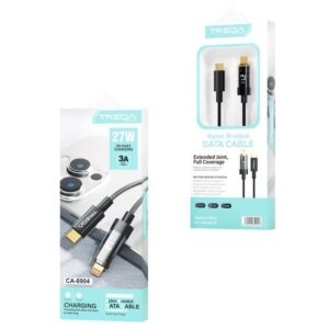 Treqa Kαλώδιο δεδομένων Type-C σε Lightning 3A 27W CA-8904 - Fast Charging Data Cable - sukki.gr