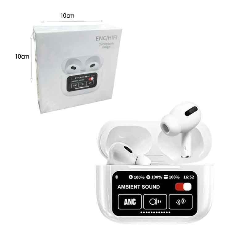 Ασύρματα Ακουστικά Bluetooth Με Οθόνη Αφής Και ENC – Wireless Bluetooth Earbuds With Touch Screen And ENC - Image 3