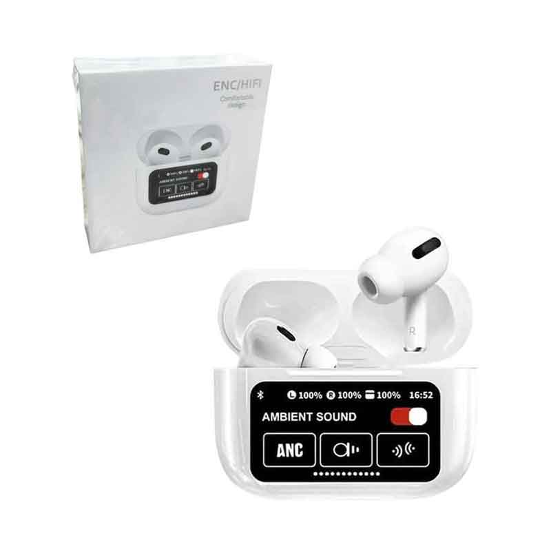 Ασύρματα Ακουστικά Bluetooth Με Οθόνη Αφής Και ENC – Wireless Bluetooth Earbuds With Touch Screen And ENC - sukki.gr