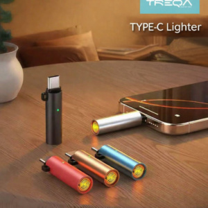 Alternative view of Treqa Αναπτήρας USB Type C Με Θέρμανση Χωρίς Φλόγα CA-8001 - USB Type C Lighter - Flameless Heating Lighter