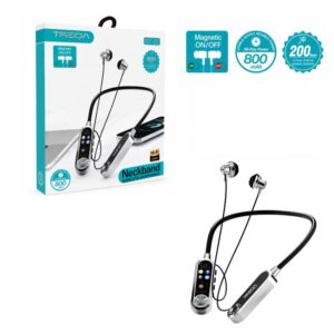 Treqa Ασύρματα Bluetooth Neckband Ακουστικά BT-82 - Wireless Bluetooth Neckband Earphones