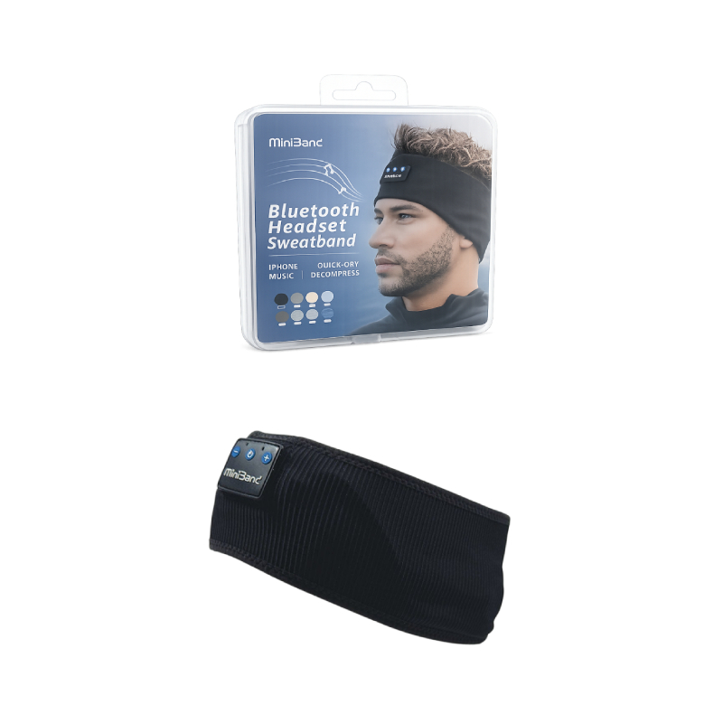 Αθλητική Κορδέλα Κεφαλής Bluetooth με Ακουστικά MiniBand - MiniBand Bluetooth Headset Sweatband