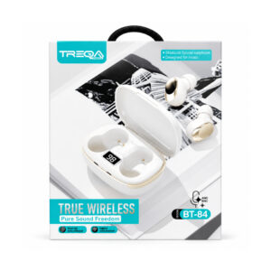Alternative view of Treqa Ασύρματα Bluetooth Ακουστικά TWS  με Θήκη Φόρτισης BT-84 - True Wireless Bluetooth Earbuds with Charging Case