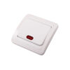 Songrui Διακόπτης λευκός με Λαμπάκι– Wall switch - sukki.gr