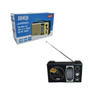 JINQI Ραδιόφωνο Ρετρό FM/MW/SW με Κεραία & AC/DC Λειτουργία J-2009LW – Vintage Radio - sukki.gr