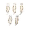 Βραχιόλι ποδιού με κοχύλια 12τεμ – Shell anklet - sukki.gr