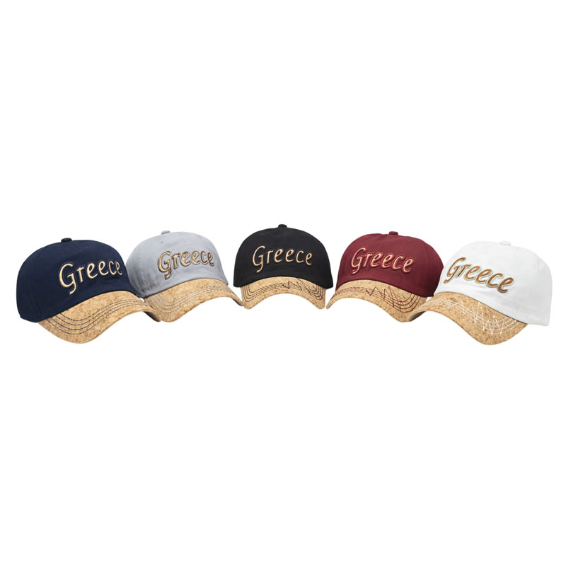 Καπέλο Τζόκεϊ με Κέντημα Greece - Embroidered Baseball Cap - sukki.gr