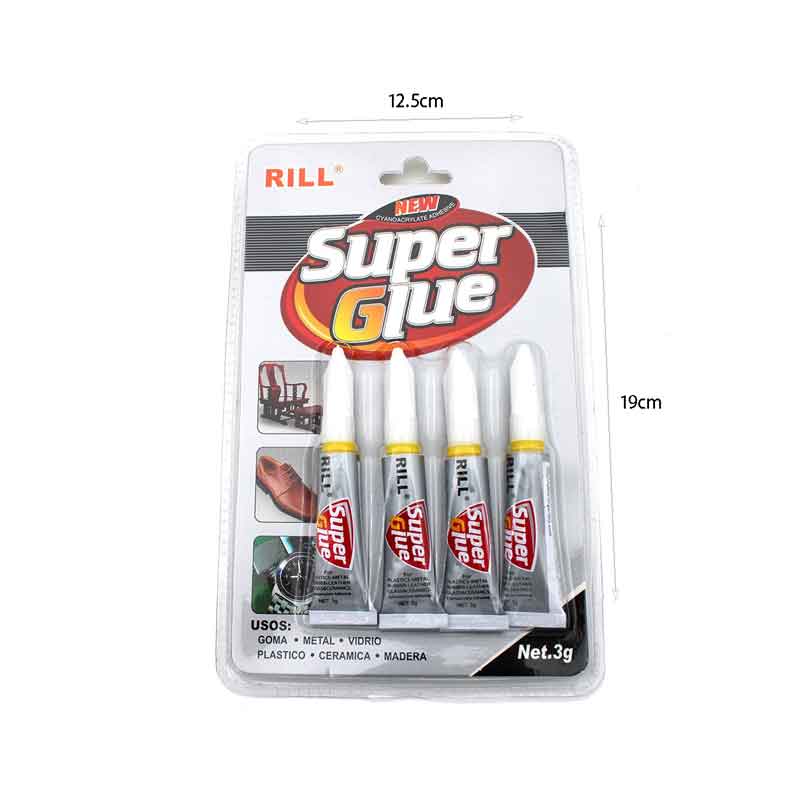 Rill Σετ Στιγμής Κόλλες 4 x 3g- Super Glue - Image 2