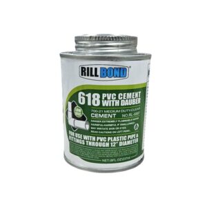 Rillbond Κόλλα PVC 618 237ml - PVC Cement - sukki.gr