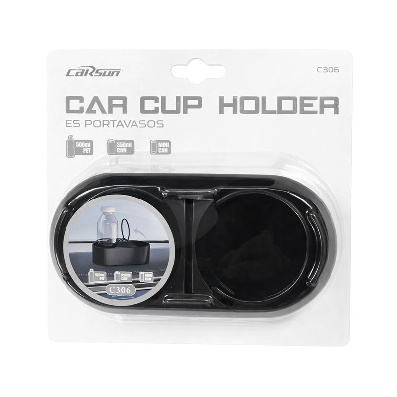 Carsun Διπλή Ποτηροθήκη Αυτοκινήτου C306 - Car Cup Holder - sukki.gr